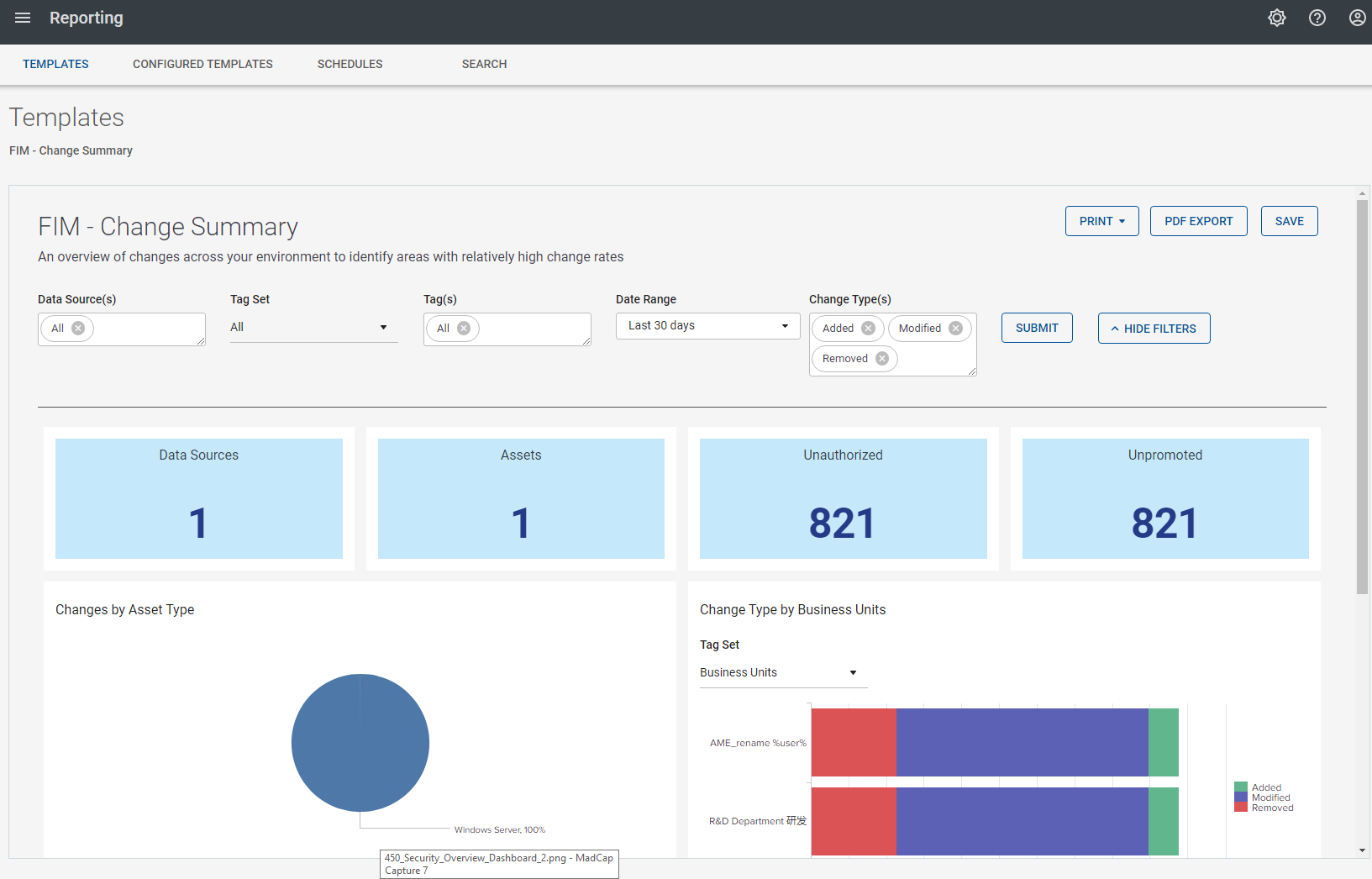 Example of a Report